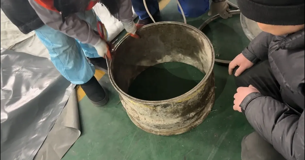 Grease and drain debris being removed during a cleaning visit for Grease Trap Service Frequency for Tolleson Restaurants: Setting the Right Schedule
