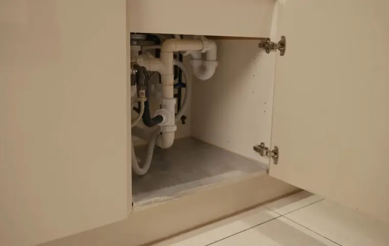 Sink faucet and drain connection being adjusted under a cabinet for Plumber Serving Laveen (Phoenix), AZ in Tolleson
